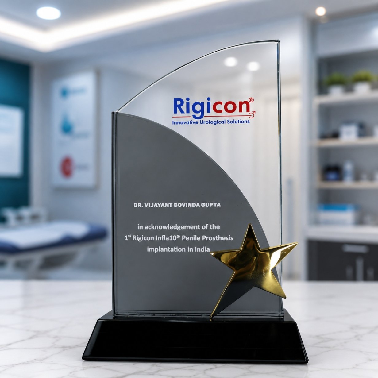 Rigicon Rigi10 penile implant recognition award