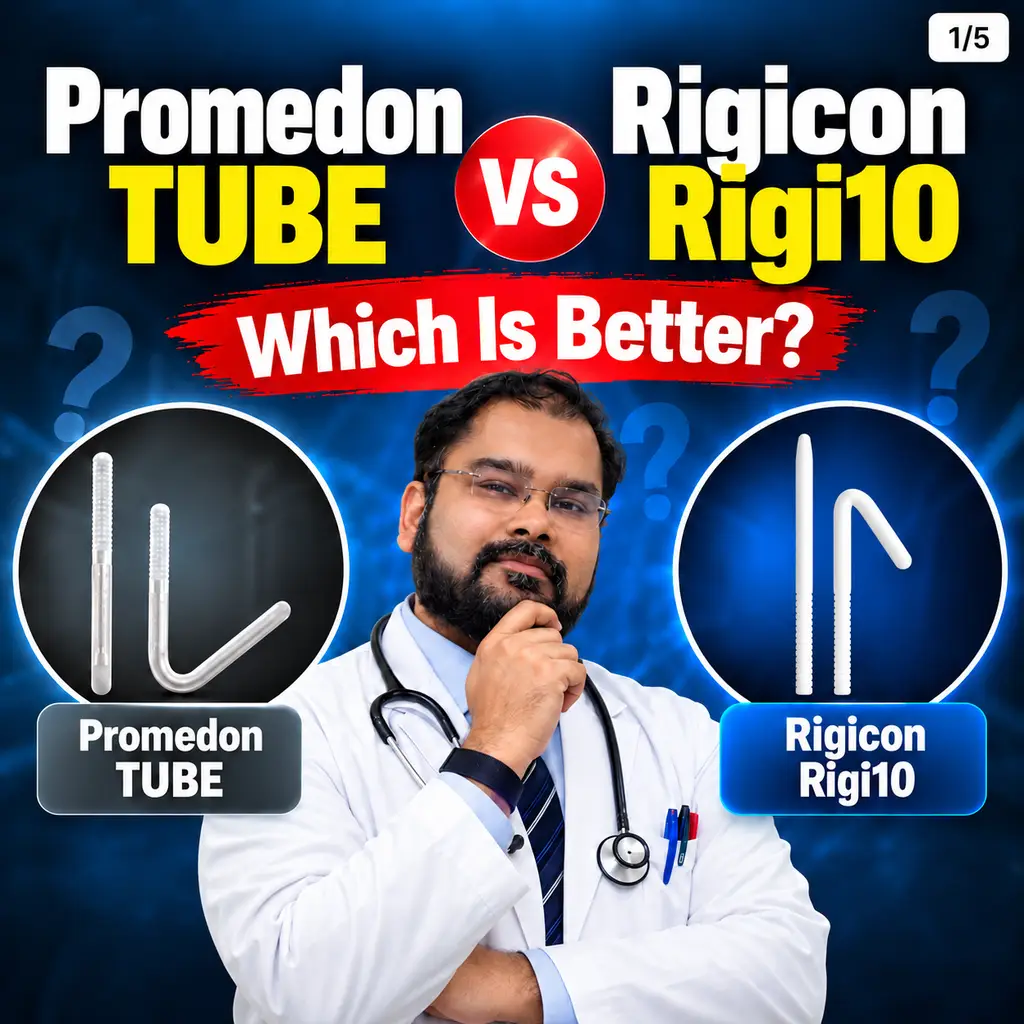 Promedon TUBE vs Rigicon Rigi10 malleable penile implant comparison